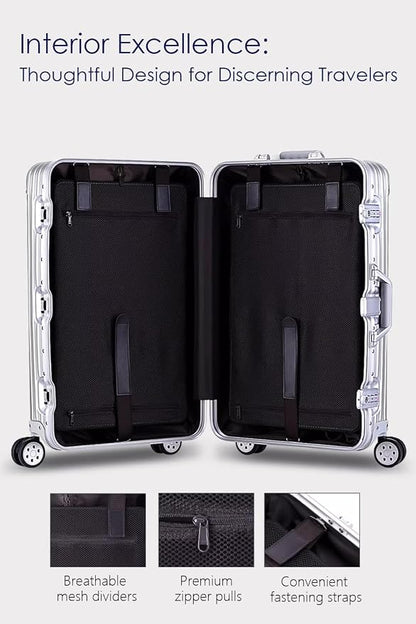 28 Inch All Aluminum Checked in Luggage - Image 6