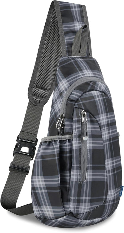 TITECOUGO Small Sling Bag, Lightweight Crossbody Backpack for Men Women, Shoulder Bag for Sports and Outdoor