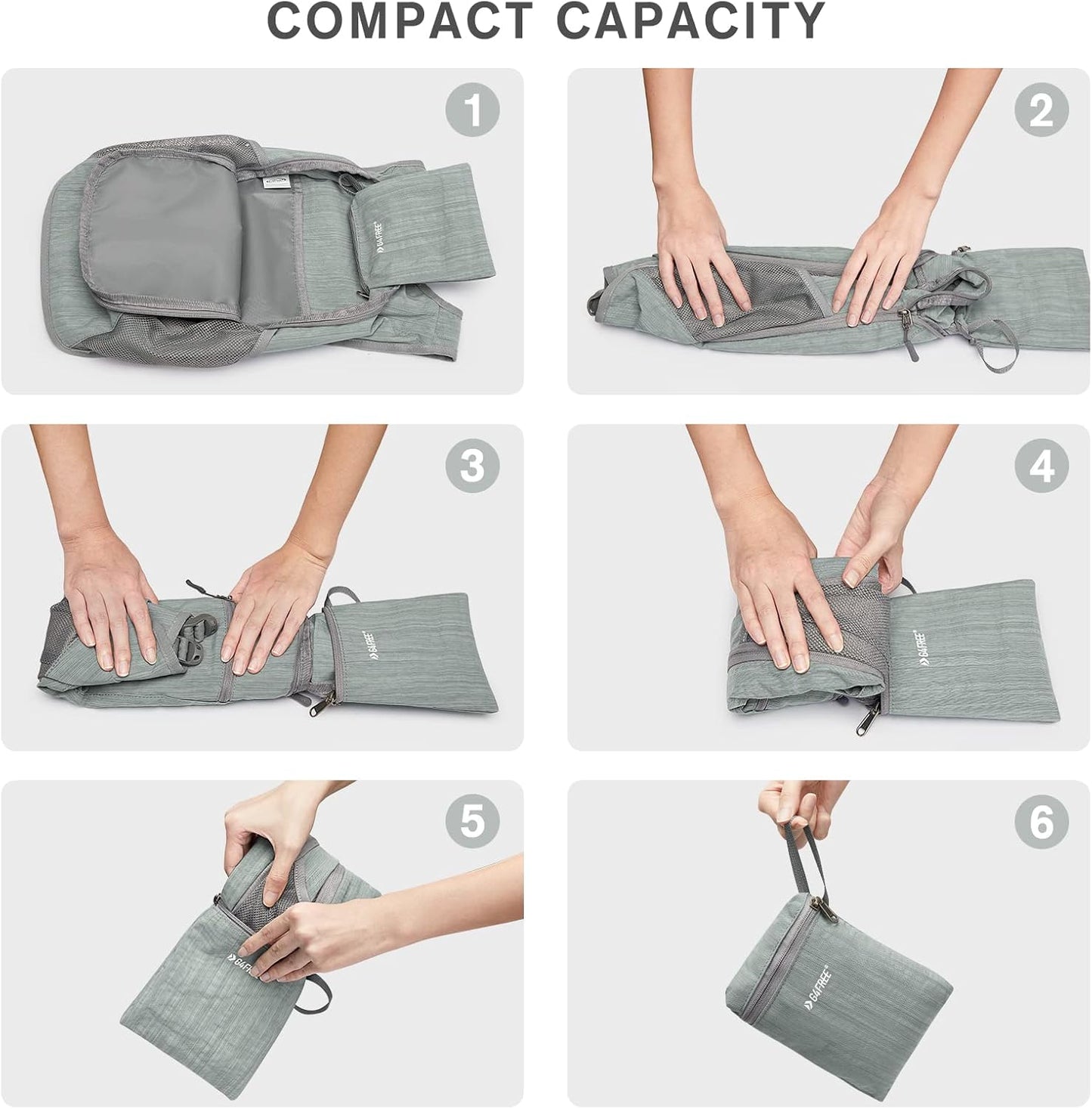 G4Free 10L/15L Hiking Backpack Lightweight Packable Hiking Daypack Small Travel Outdoor Foldable Shoulder Bag