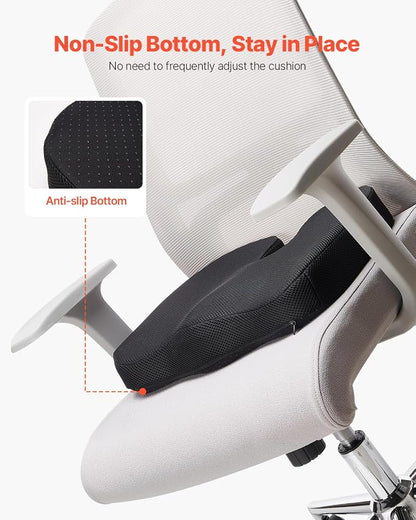 VEVOR Seat Cushion, Cooling Gel + Memory Foam Seat Cushion, Pressure-Relief - Image 5