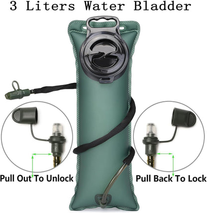 ATBP Insulated Hydration Pack Hiking Water Backpack Running Vest with 3L TPU Bladder Bag for Marathon Cycling Men