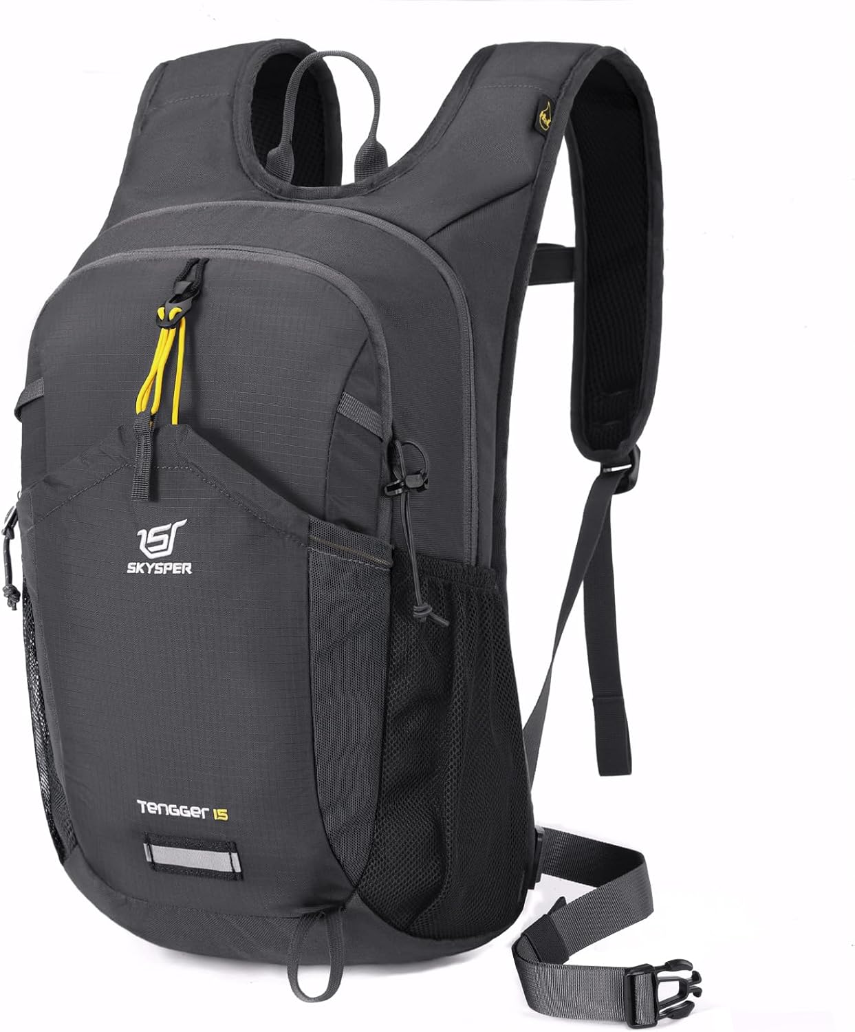 SKYSPER Hiking Backpack 15L Lightweight Walking Daypack for Camping Travelling Daytrip Small Trail Bagpack for Men Women