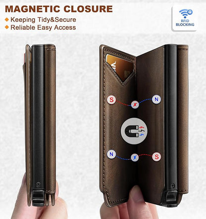 BULLIANT Men Wallet Leather Wallet Card Holders Money Clip - Image 3