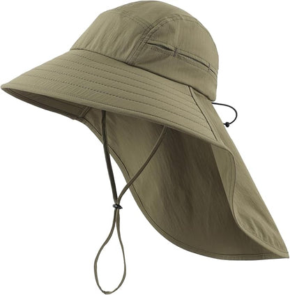 Home Prefer UPF 80+ Sun Hat for Men Women Wide Brim Sun Hat by HomePreferHatsCaps