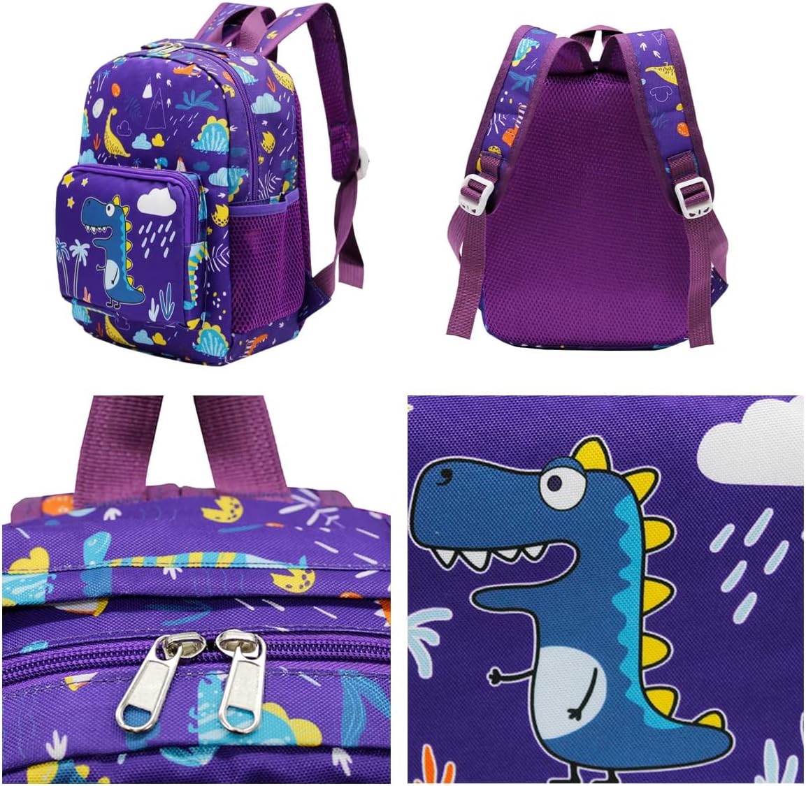 POWOFUN13 inch Kids Toddler Preschool Travel Backpack Cute Cartoon Backpack For Girls Boys Baby