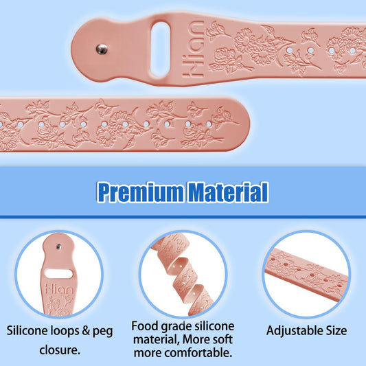 Hion Motion Sickness Bracelets Sea Sickness Wristbands for Motion Sickness/Morning Sickness/Pregnancy Nausea Anti Nausea Wristband Acupressure Nausea Bands Motion Sickness Bands（2Pairs-Pink+Beryl