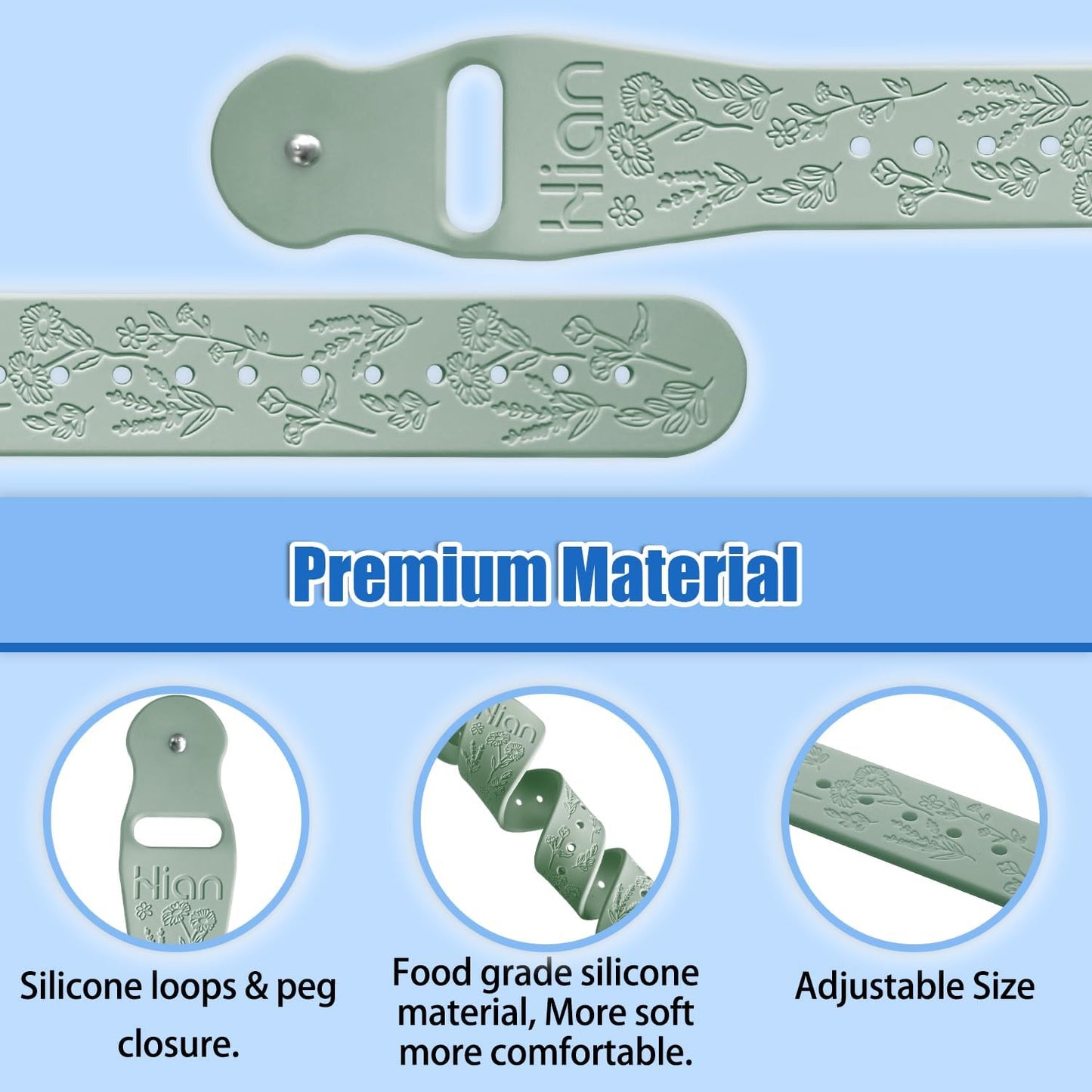 Hion Motion Sickness Bracelets Sea Sickness Wristbands for Motion Sickness/Morning Sickness/Pregnancy Nausea Anti Nausea Wristband Acupressure Nausea Bands Motion Sickness Bands（2Pairs-Black+Beryl）