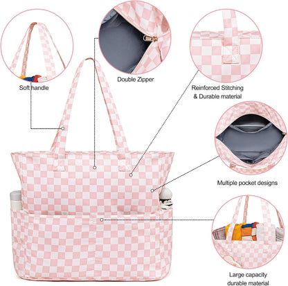 Waterproof Beach Tote Pool Bags for Women Ladies Extra Large Gym Tote Carry On Bag With Wet Compartment for Weekender Travel