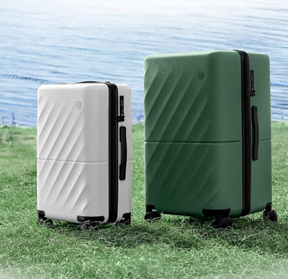 Luggage Sets 2 Piece, Carry On Luggage Airline Approved, Large Checked Trunk Luggage with Smooth Spinner Wheels, Hard Case PC Suitcase Sets, TSA Approved, 20in/29in (Seaweed Green, Hudson)