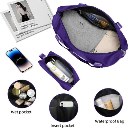 LARVENDER Luggage Sets 5 Piece Hardside Expandable Suitcase with Wheels Lock,PC+ABS Hardside Lightweight Rolling Suitcase for Women and Men,Midnight Berry