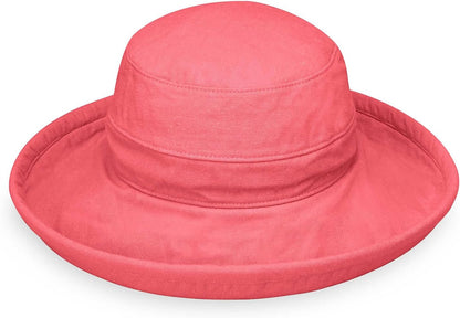 Wallaroo Hat Company Women’s Casual Traveler Sun Hat - UPF 50+ Sun Protection, Wide Brim, Packable, Adjustable, Medium