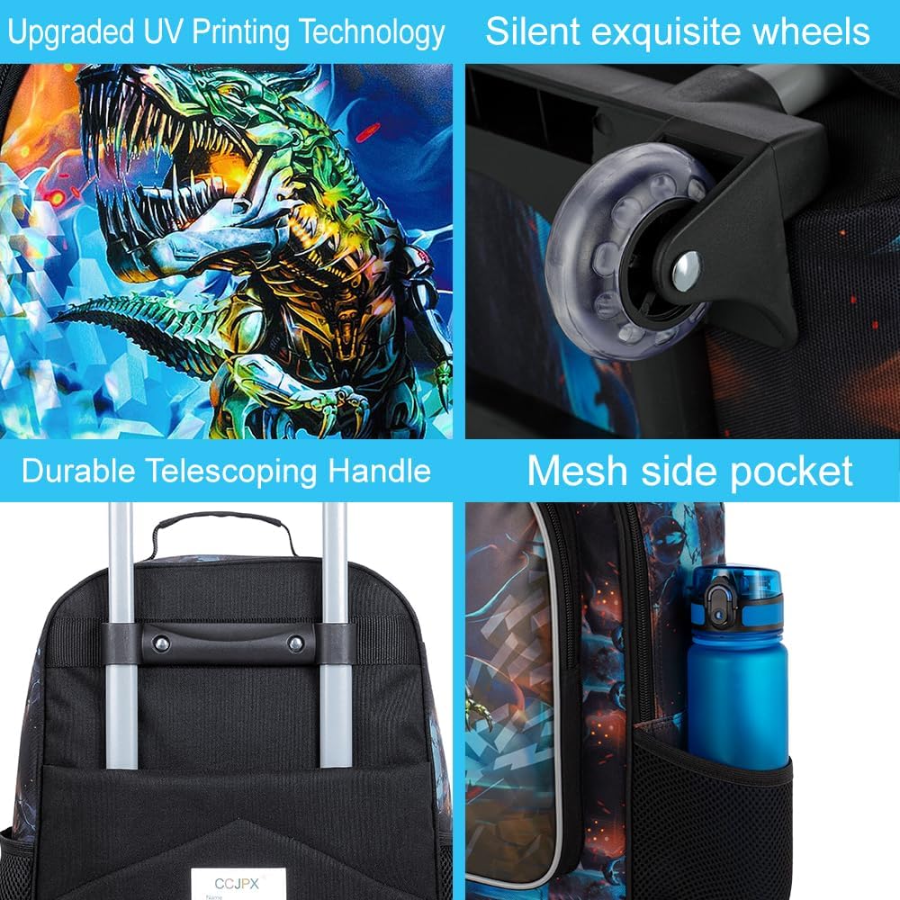 Kids Luggage for Boys Girls, Toddler Rolling Travel Carry on Suitcase with Wheels