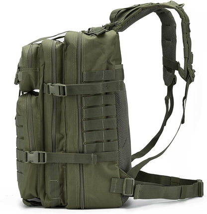 QT&QY 45L Military Tactical Backpacks For Men Camping Hiking Trekking Daypack Bug Out Bag Lage MOLLE 3 Day Assault Pack