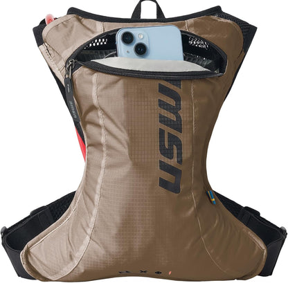 USWE Race 2.0, Ultra Lightweight Hydration Backpack with 2.0L / 70oz Water Bladder, Leak Proof Pack for Gravel, MTB, Running, Hiking, Cycling, Camping, Biking for Men,Women