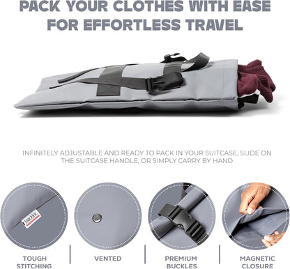 Versatile Water-resistant Shoe & Gym Bag – Travel-Ready, Washable TPU Storage with Vent, Fits up to Men’s 13