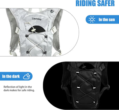 Zavothy Hydration Backpack with 2L Hydration Bladder Water Backpack for Hiking Hydration Pack for Running Cycling Hiking