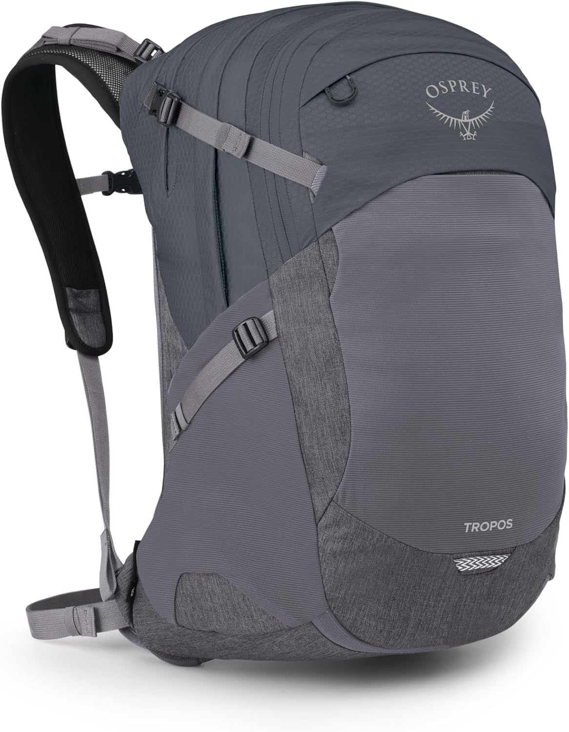 Osprey Tropos Laptop Backpack, Tungsten Soundwave/Grey Heather