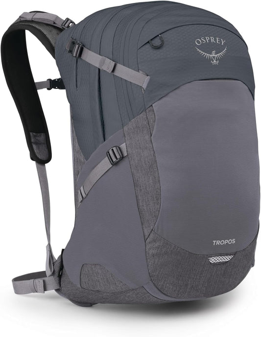 Osprey Tropos Laptop Backpack, Tungsten Soundwave/Grey Heather