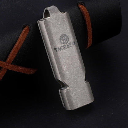 TACRAY Emergency Whistles Lifeguard Safety Whistle with Neck Chain and Keychain for Outdoor Camping Hiking