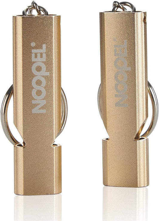 Noopel Emergency Whistles Lifeguard Safety Whistle with Lanyard and Keychain for Outdoor Camping Hiking Boating Backpacking Fishing Kayak Kids Rescue Signaling Loud Survival Whistle