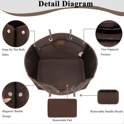 QOGiR Neoprene Multipurpose Beach Bag Tote - Image 2