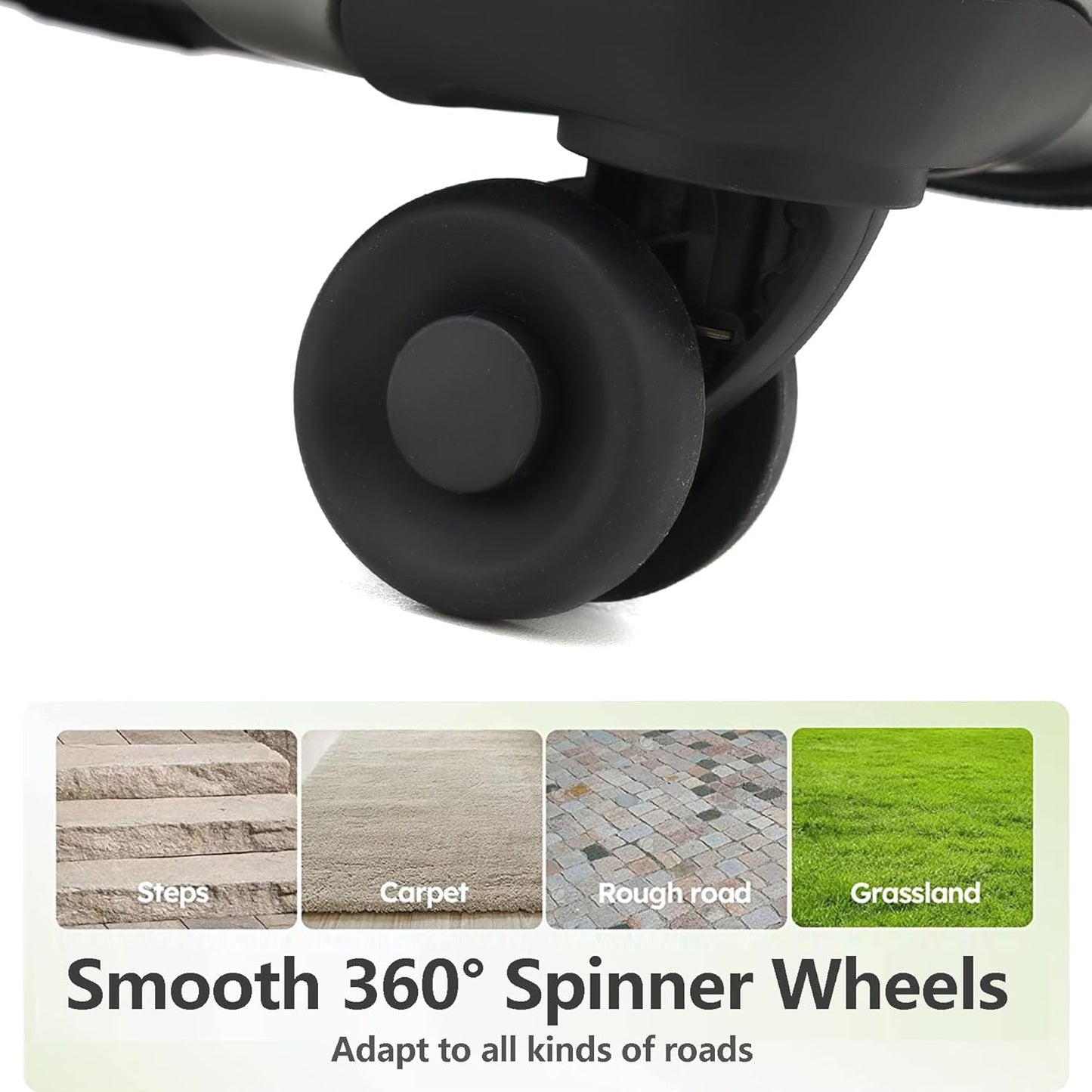 TydeCkare 2pcs 20/28" Luggage Set Lightweight HardShell, Only 20 Inch Carry On 21.65 * 15.35 * 7.87" Cabin Suitcase with Front Pocket, 28 Inch 19.68 * 11.81 * 29.92" Checked Luggage, Gray