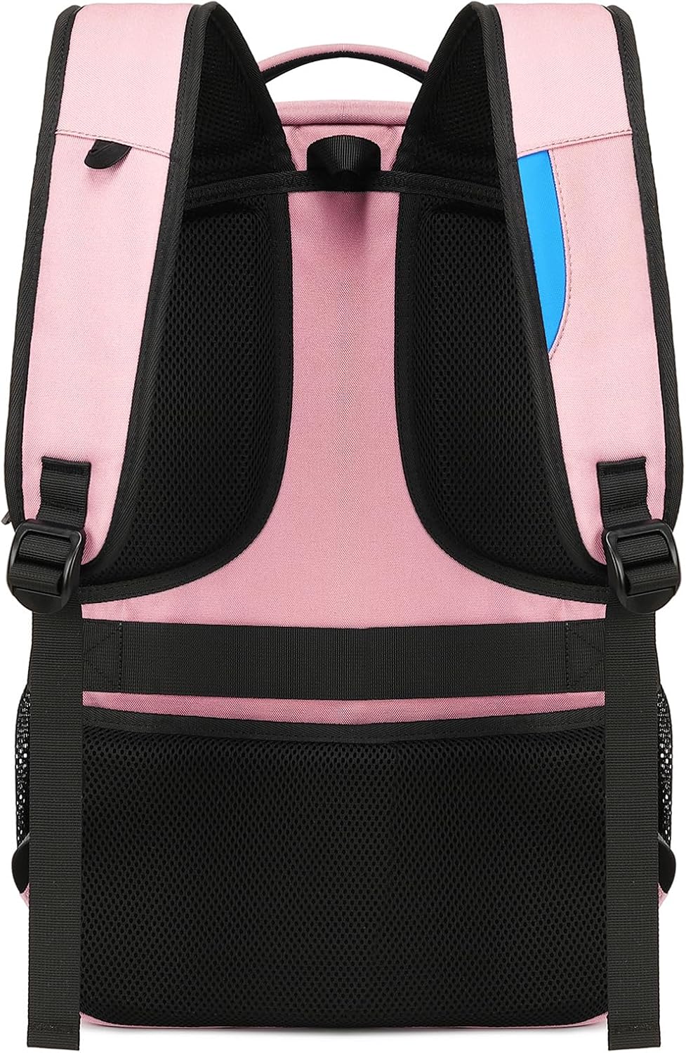 DUSLANG 17 Inch Laptop Backpack for Travel Water Resistant College Backpack for Women Laptop Bag with USB Charging Port,Pink A