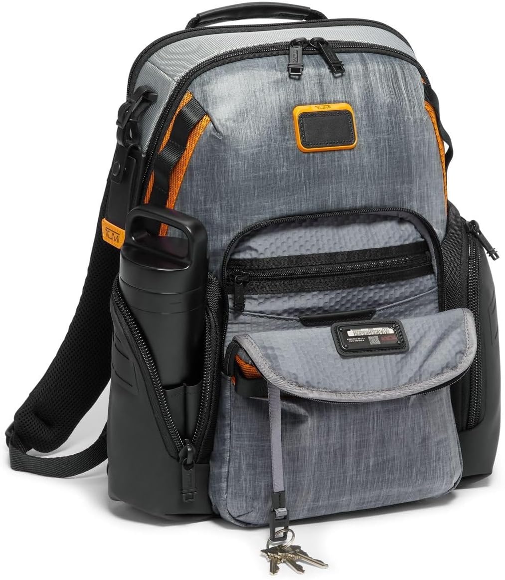 TUMI - Alpha Bravo Navigation Backpack - Everyday Travel Backpack - Fits Up to 15" Laptop - 16.0" X 14.0" X 7.3" - Steel