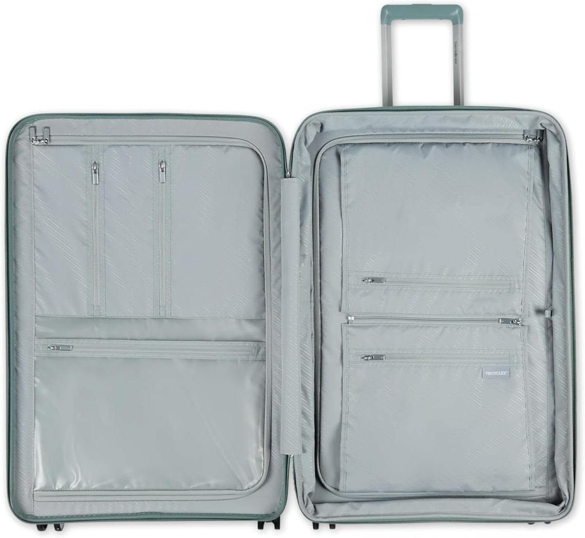 Samsonite Elevation Plus - Large Hardside Luggage - Scratch Resistant Polypropylene Shell, RightHeight™ Adjustable Handle, Integrated AirTag Holder, TSA Lock, WetPak™ Compartment - Cypress Green