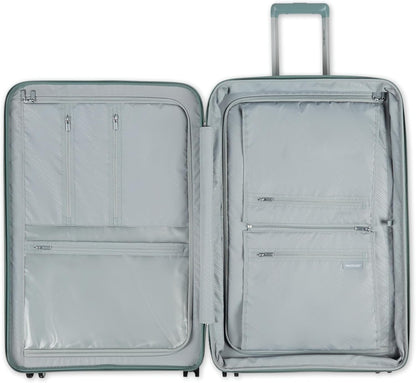 Samsonite Elevation Plus - Large Hardside Luggage - Scratch Resistant Polypropylene Shell, RightHeight™ Adjustable Handle, Integrated AirTag Holder, TSA Lock, WetPak™ Compartment - Cypress Green
