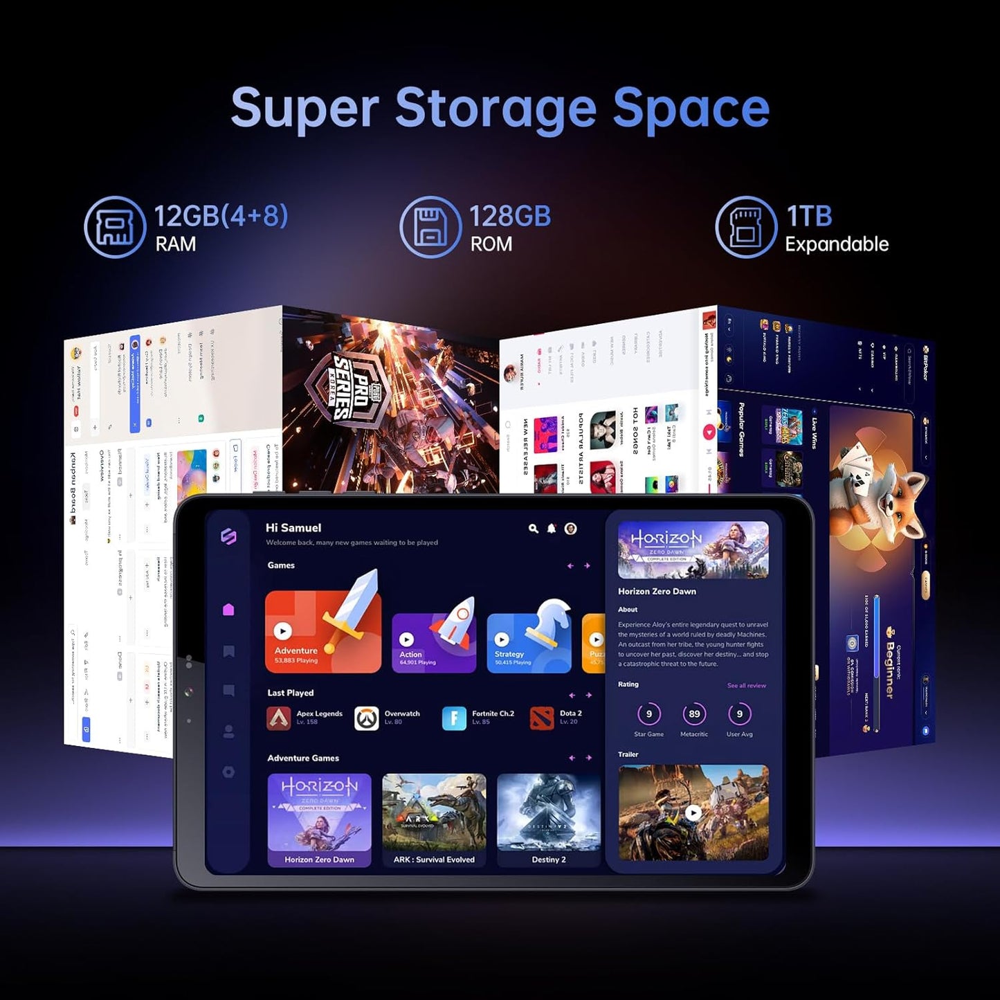 Android Tablet, 10.1 inch Android 14 Snapdragon 685 Processor, 12GB RAM 128GB ROM 1200*1920 IPS HD Touchscreen, 2.4G+5G Wi-Fi 6500mAh Battery Powerful Performance Tablet, 5MP+5MP Dual Cameras