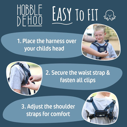 Hobble De Hoo Child Safety Harness | Premium Adjustable Toddler & Kids Harness Ages 2–7 | Autism Support