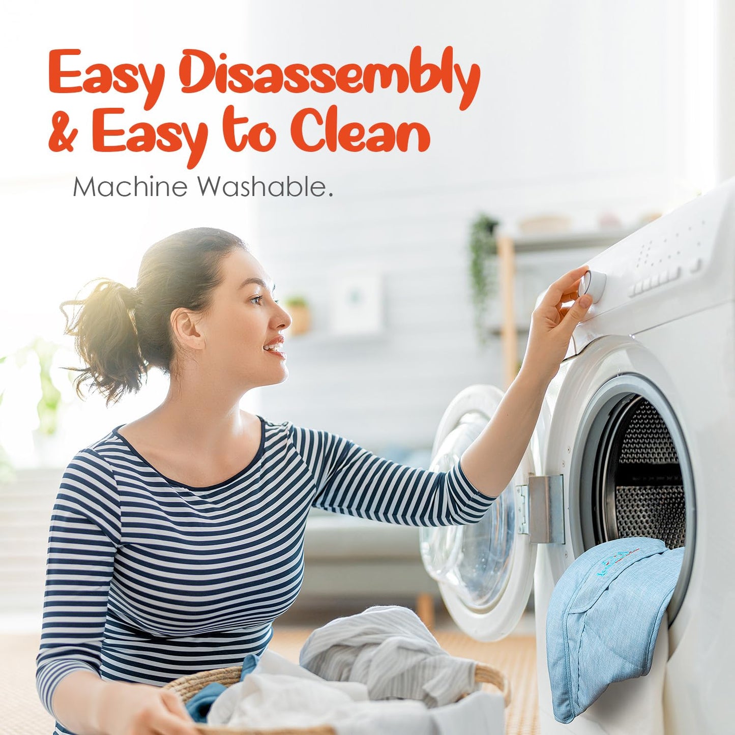 Hook On High Chair - Portable & Foldable for Babies 6-36 Months, Family & Travel Use with Carry Bag(Sky Blue)