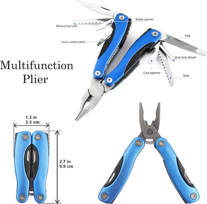 Survival Kit - All-in-One Survival Gear and Supplies for Camping, Hiking, Hunting, and Car Emergencies - Essential Tools, Great Gift for Men, Fathers, Boyfriends, Boys, Dads and Scouts