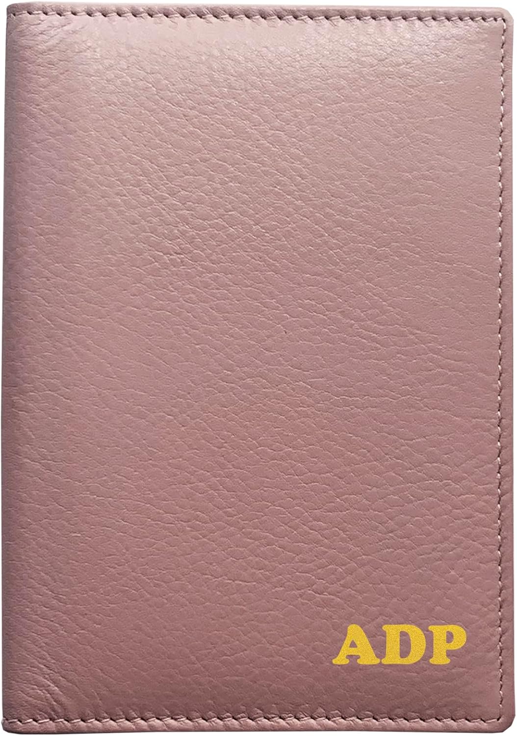 Personalized Monogrammed Blush Leather RFID Passport Wallet