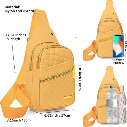 Small Sling Bag For Women Men Casual Crossbody Sling Backpack