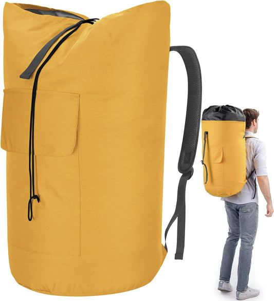 Laundry Bag, Extra Large Laundry Bags for College, Laundry Bag with Straps, Dorm Room Essentials, Laundry Duffle Bag, Dirty Clothes Bag, Laundry Bags for Travel, College Dorm Essentials for Guys