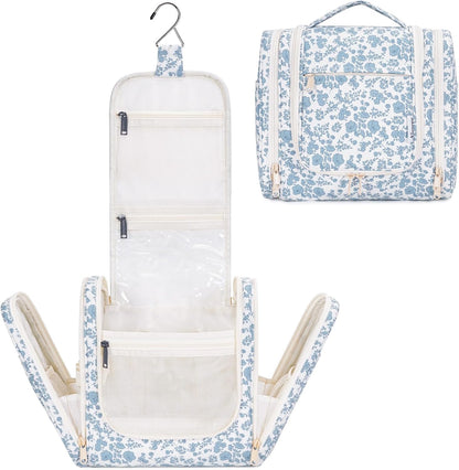 Narwey Hanging Toiletry Bag for Women Travel Makeup Bag Organizer Toiletries Bag for Cosmetics Essentials Accessories
