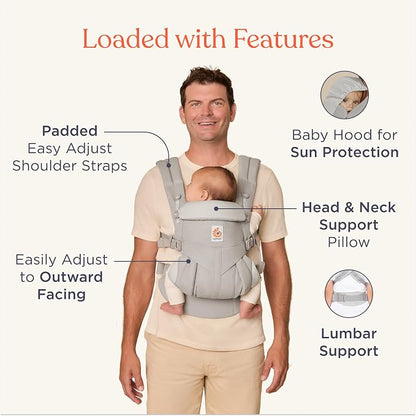 Ergobaby Omni Classic Baby Carrier Newborn to Toddler - Image 3