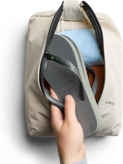 Bellroy Lite Packing Caddy 8L (Travel Organizer Packing Cube, Zip-up Storage Solution for Travel Near or far) - Ash