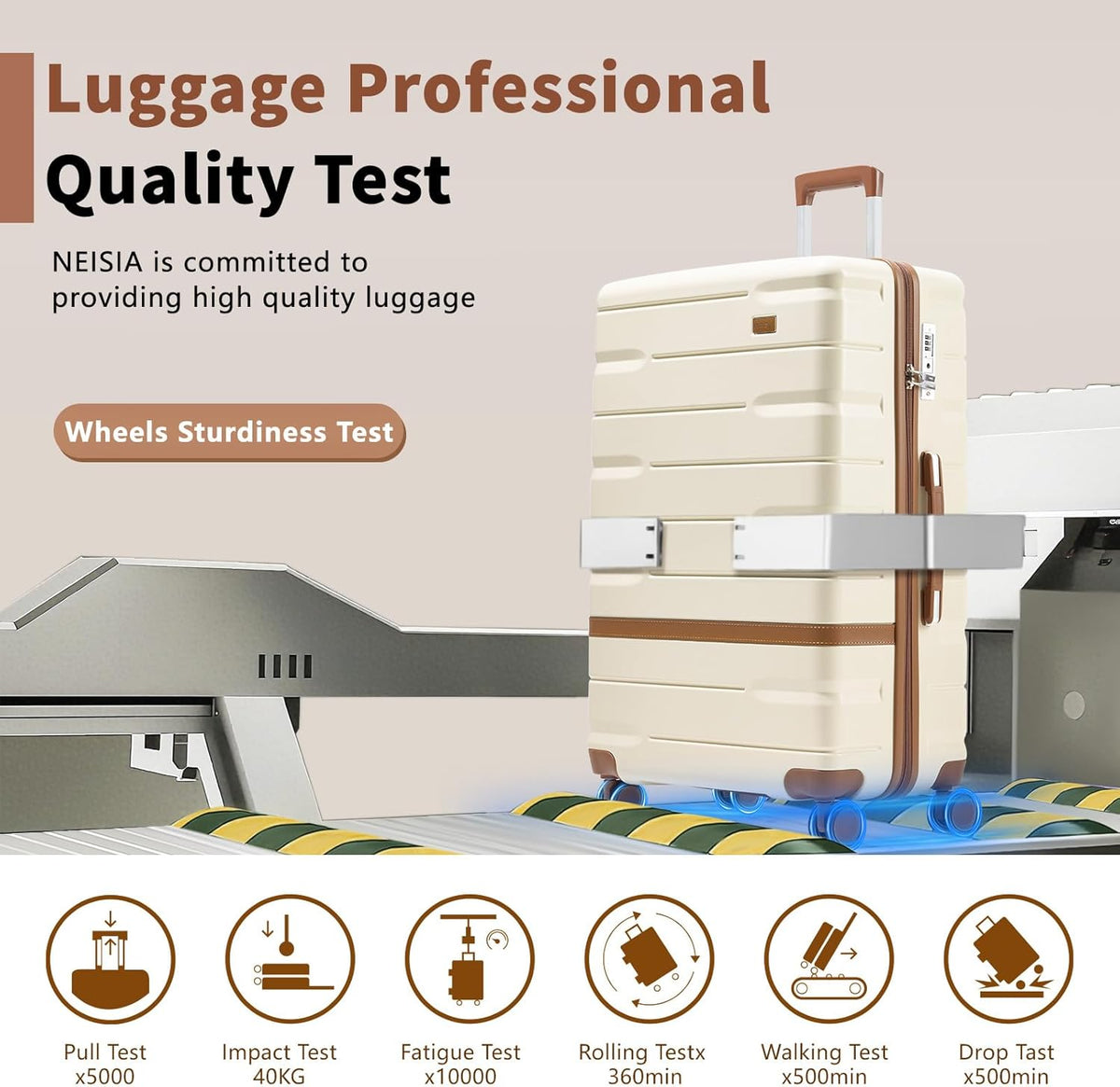 Luggage Sets Lightweight Hard Shell Suitcases with Spinner Wheels for Family Travel - Durable PC+ABS Material Carry On Luggage YKK Zippers (Dark Green, 6 Piece Sets (18/20/24/28/DB/TB))