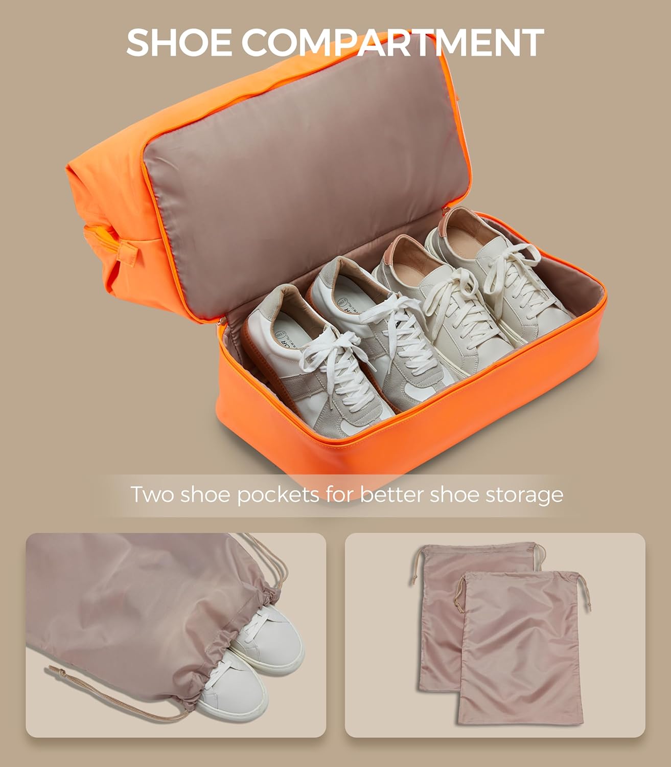 Weekender Bags for Women, Large Travel Duffel Bag with Shoes Compartment, Carry On Overnight Tote Bags with Toiletry Bags, Hospital Bags for Labor and Delivery