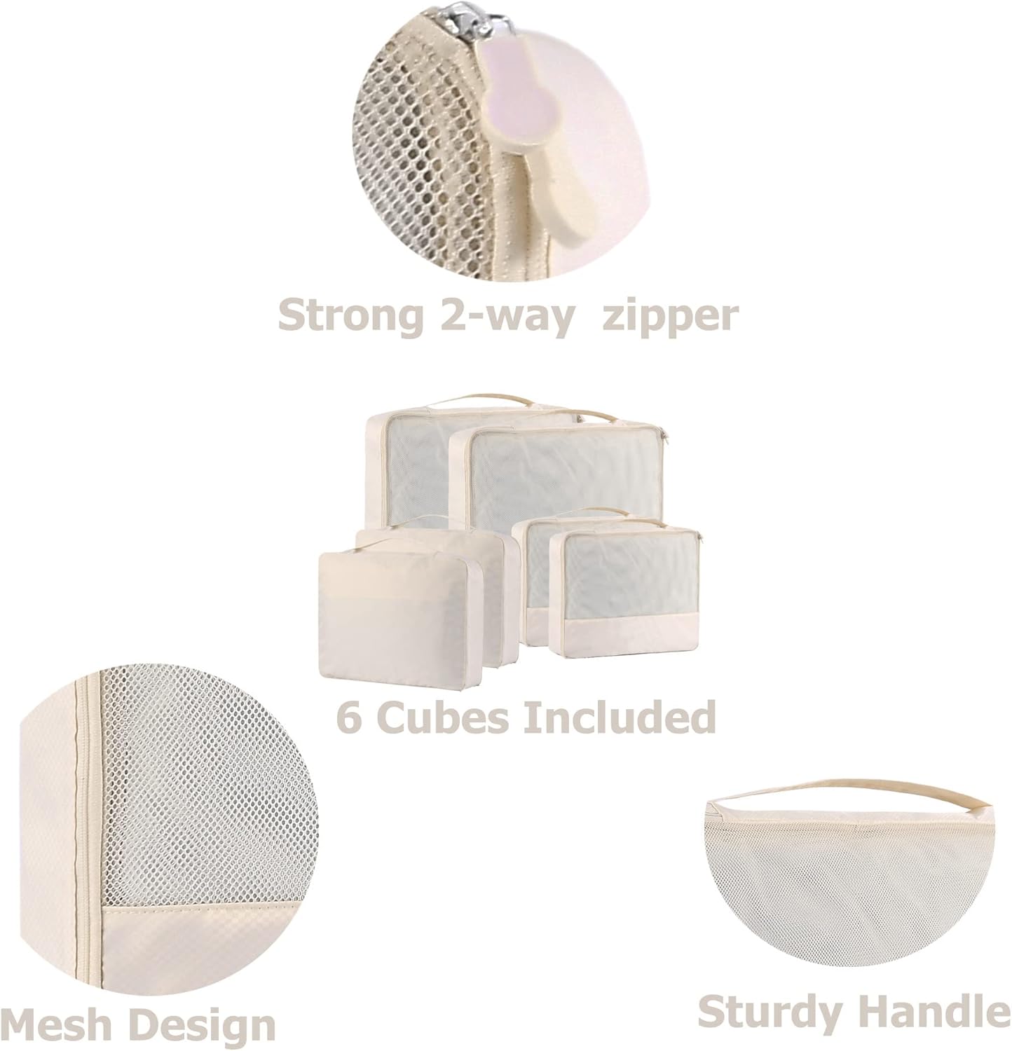 DoubleTrip Packing Cubes for Travel Accessories Luggage Organizer Bag Set Clothes Carry on Suitcase Bags