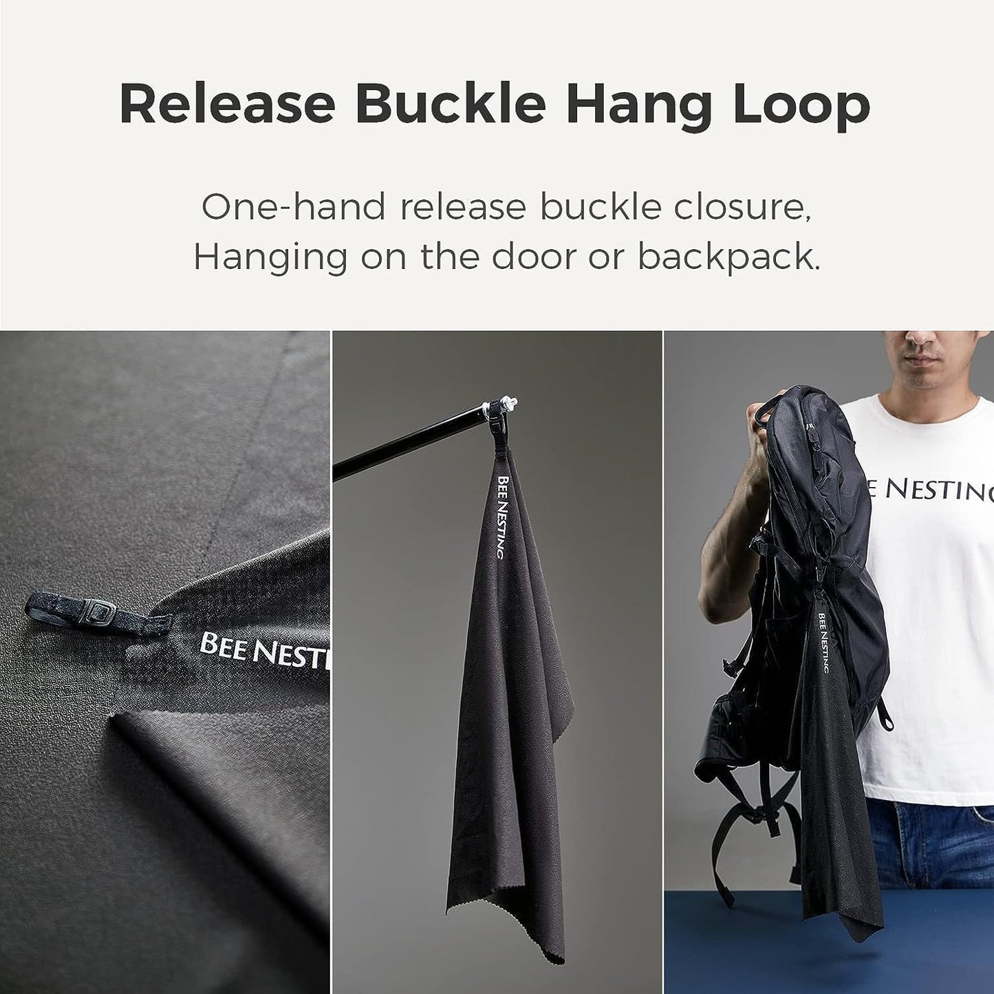 Ultralight Quick Dry Towels in XLarge & Small Sizes with Compact Packable Pocket Microfiber Towel for Backpacking Travel Beach Hiking Swimming Sports & Yoga (Mint Green 2 Set)