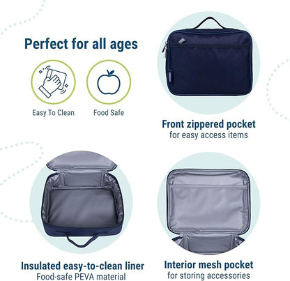 Wildkin Kids Insulated Lunch Box – Durable and Reusable - Image 4