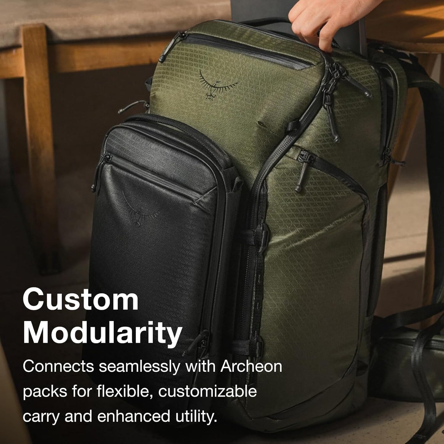 Osprey Archeon 30L Unisex Backpacking Backpack, Black