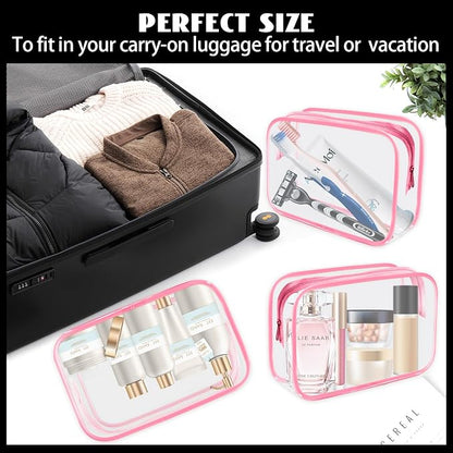 16-Piece Makeup Bags, Waterproof Toiletry Bag Carry Pouch Portable Cosmetic Bag - Image 7