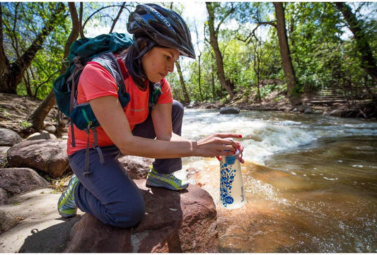 Katadyn BeFree 1.0L Ultralight Collapsible Water Filter Bottle for Hiking, Camping, Backpacking