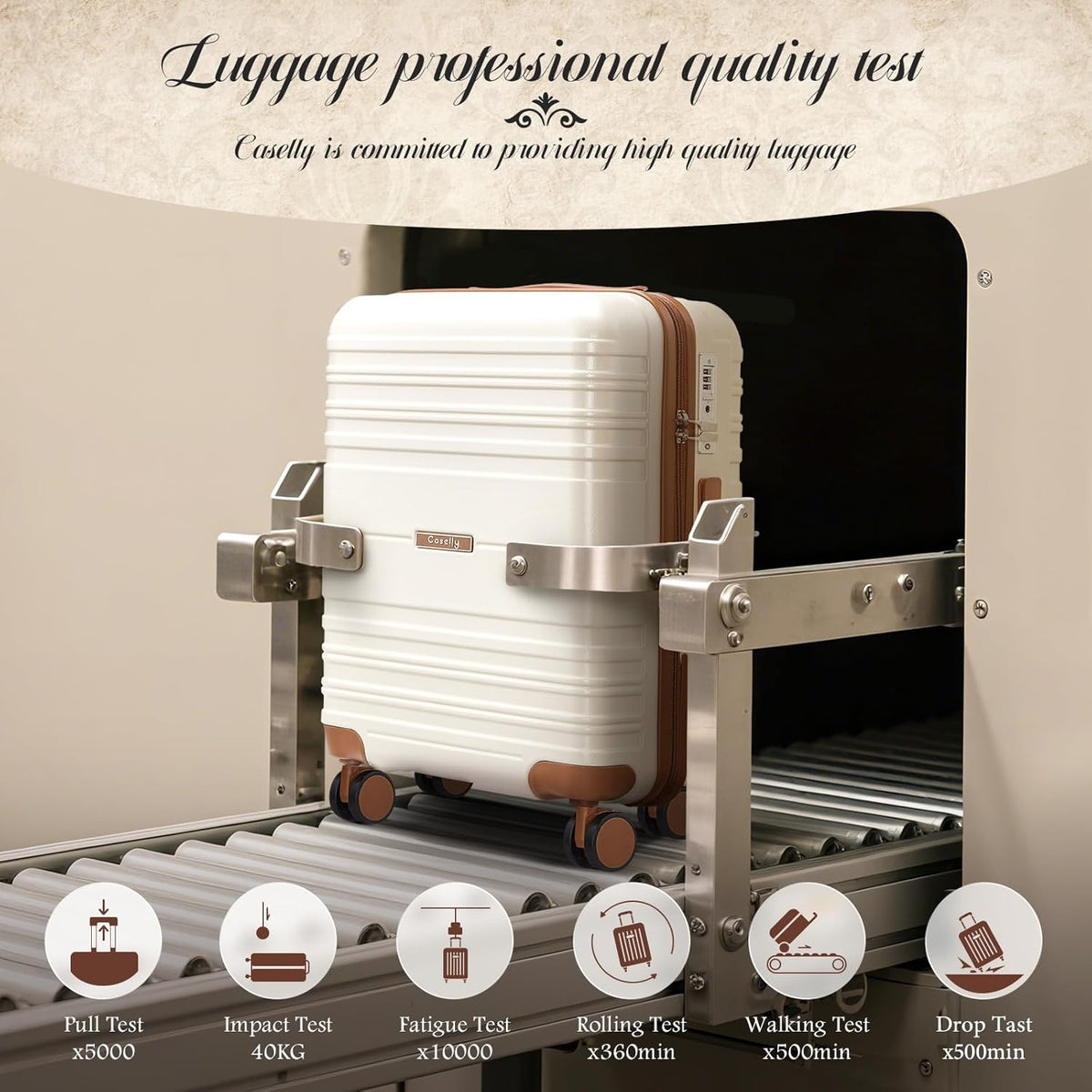 Luggage Sets with spinner wheels, PC+ABS Hard Shell Travel Luggage,Lightweight Carry-on suitcases with TSA Lock,YKK Zippers (Black, 7 piece sets（14/18/20/24/28/DB/TB）)