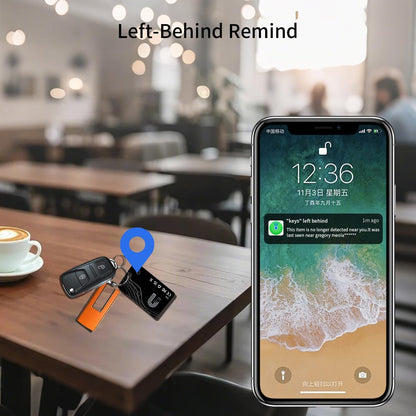 Wallet Tracker Card, Rechargeable Bluetooth Tracker with Apple Find My iOS Only Thin Wallet Finder GPS Tracker IP68 Waterproof Item Locator for Luggage, Keys, Bags, Passports and More
